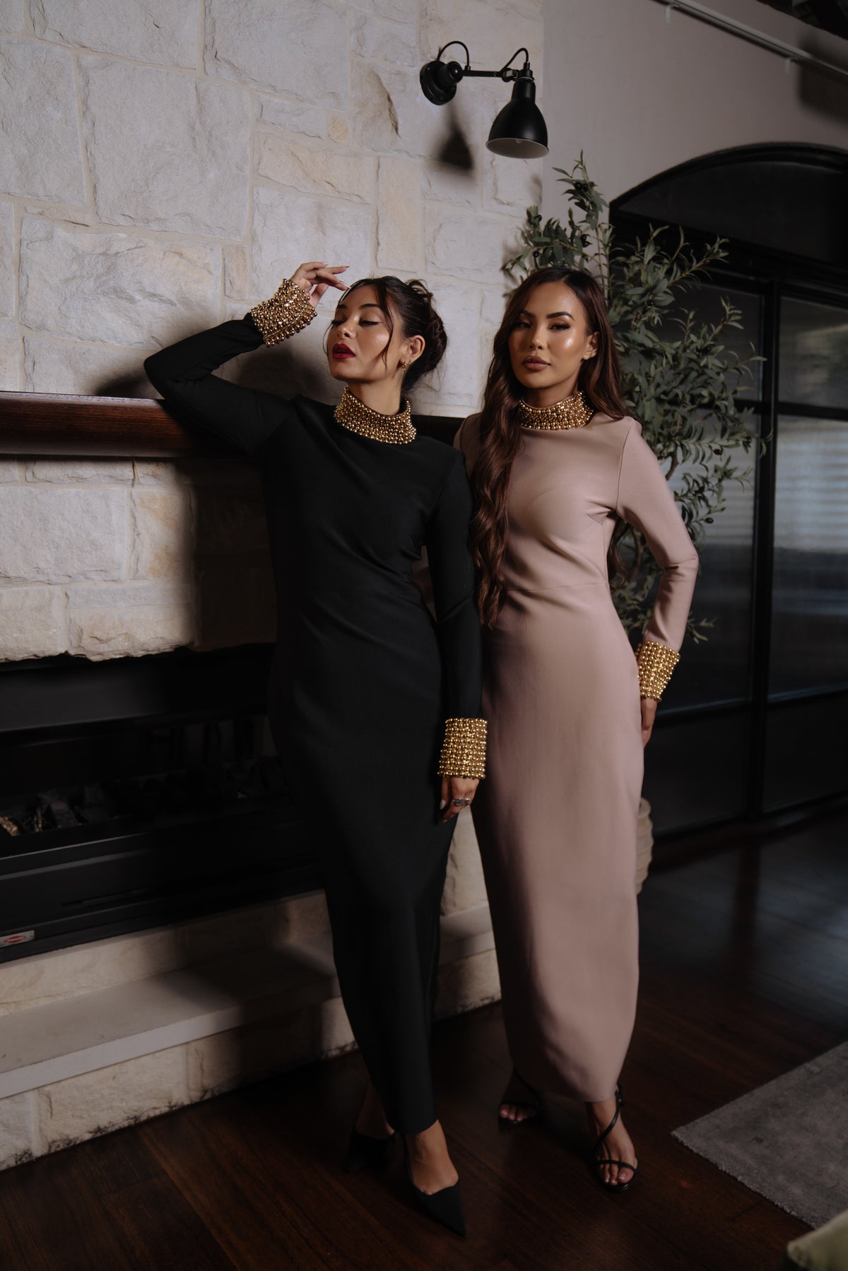 Embellished Pearl Dress - Women's Modest Dresses