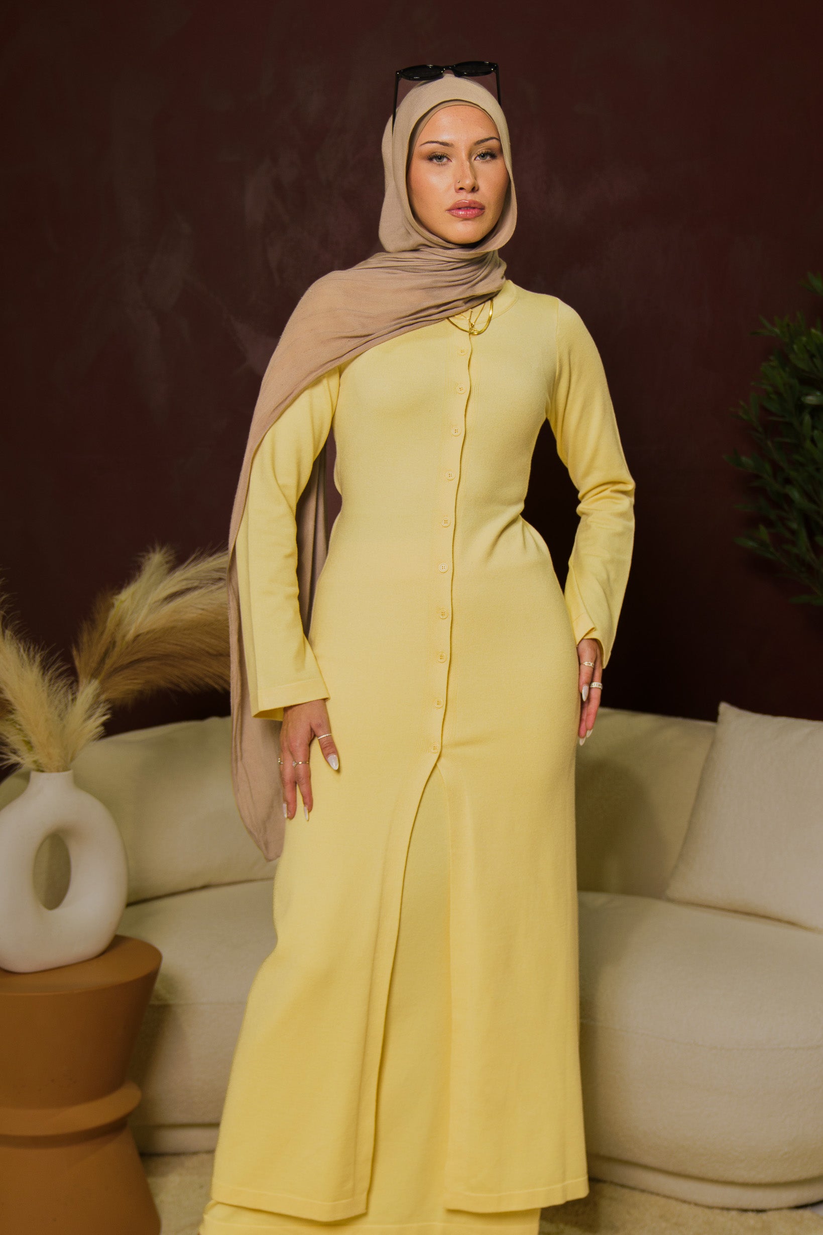 L5070_L5069-YEL-knit-set