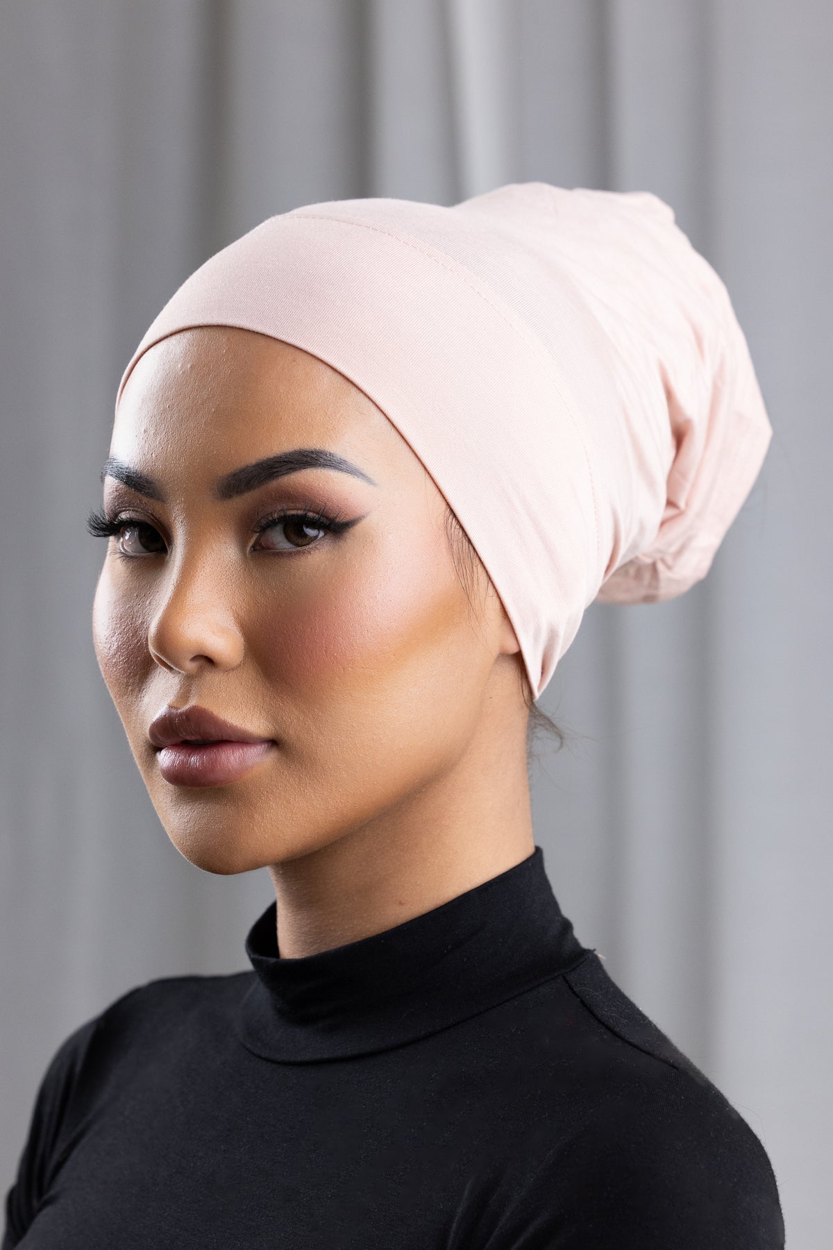 Luxury Jersey Open Cap - Shades of Pink - Premium Hijab Under-Caps ...