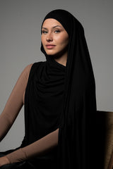 Instant Jersey Hijab - Dark Shades