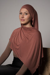 Instant Jersey Hijab - Dark Shades