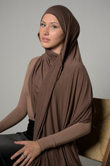 Instant Jersey Hijab - Dark Shades