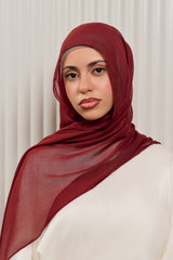 Luxe Modal Shawl - Shades of Red