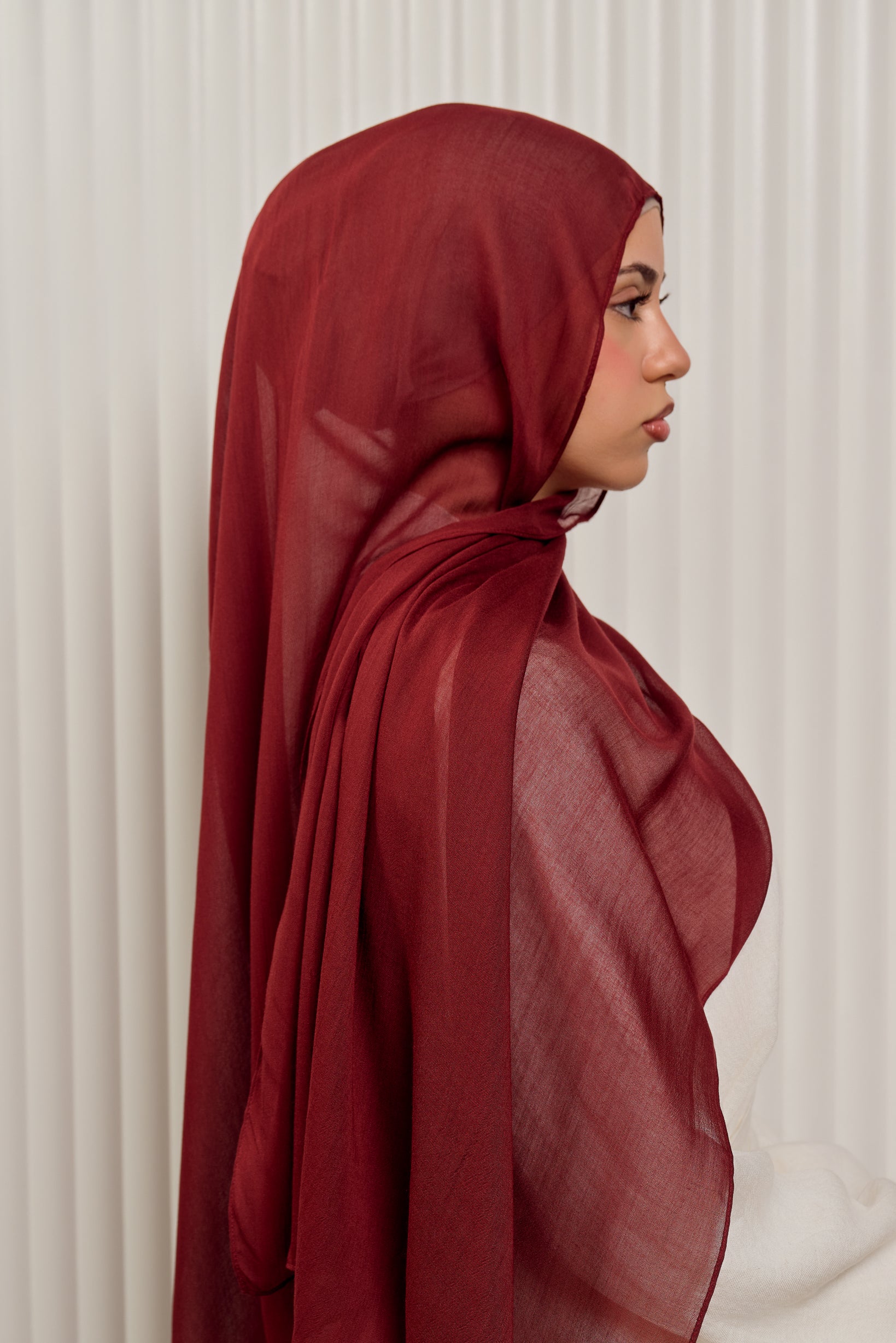 Luxe Modal Shawl - Shades of Red