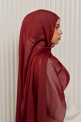 Luxe Modal Shawl - Shades of Red