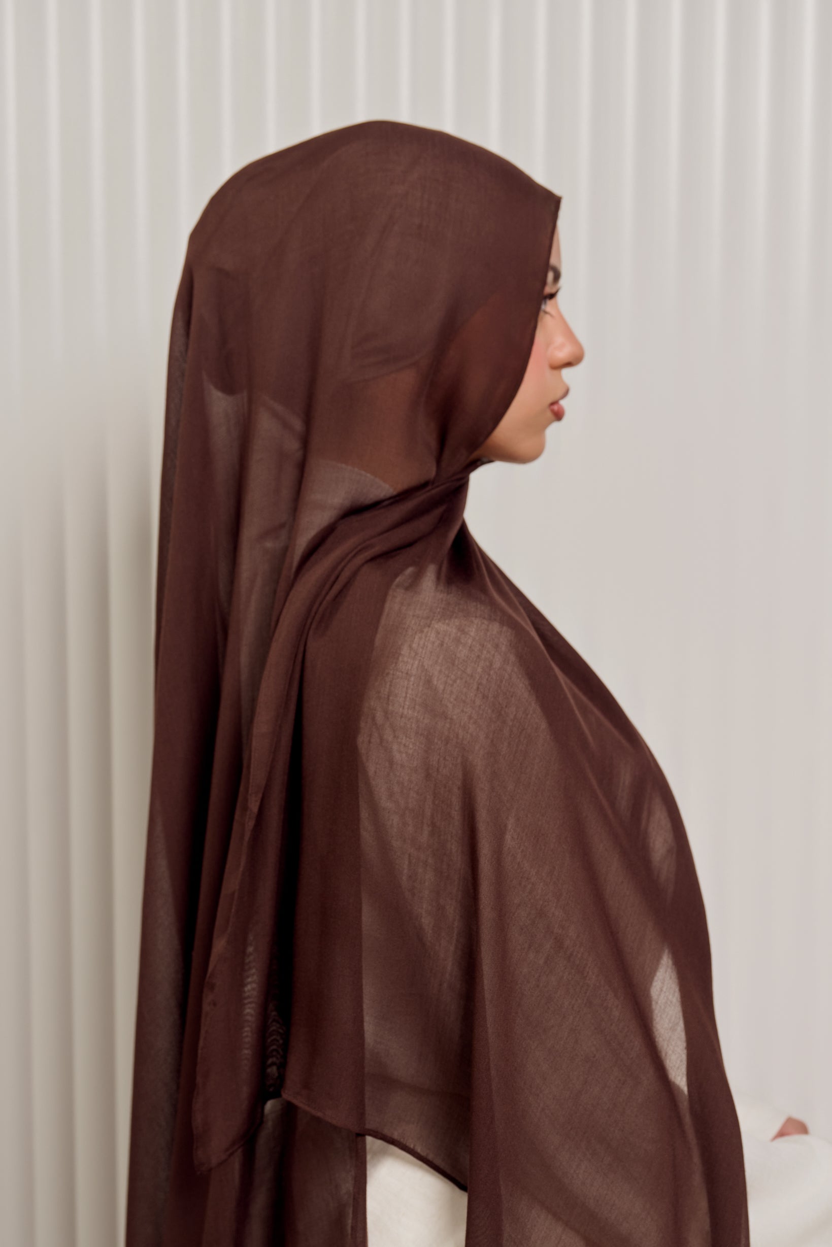 Luxe Modal Shawl - Shades of Brown