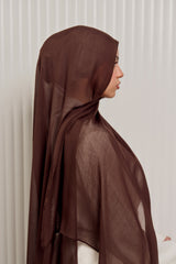 Luxe Modal Shawl - Shades of Brown