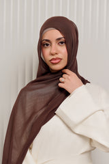 Luxe Modal Shawl - Shades of Brown