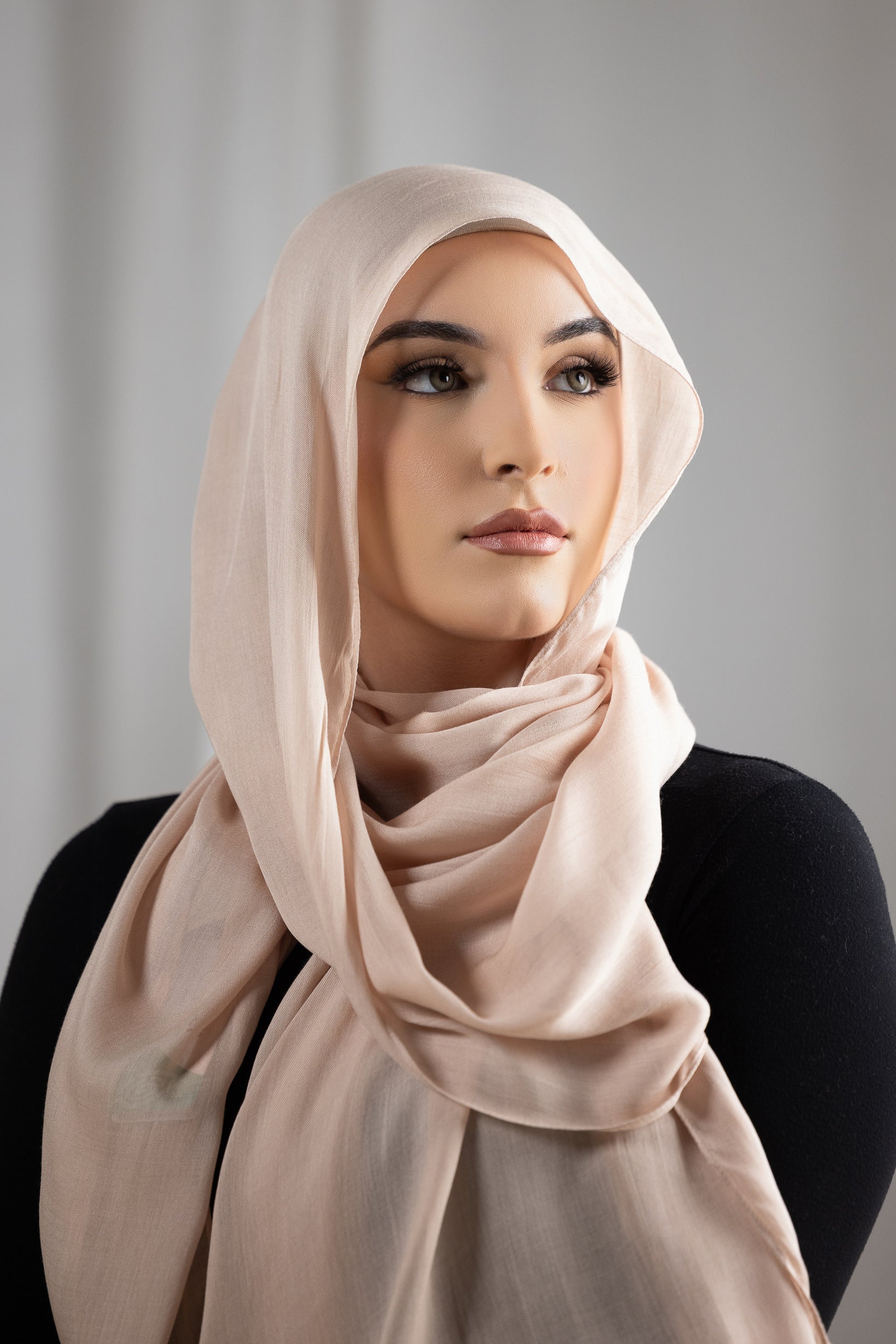 LMS003-Nude-hijab-shawl-modal