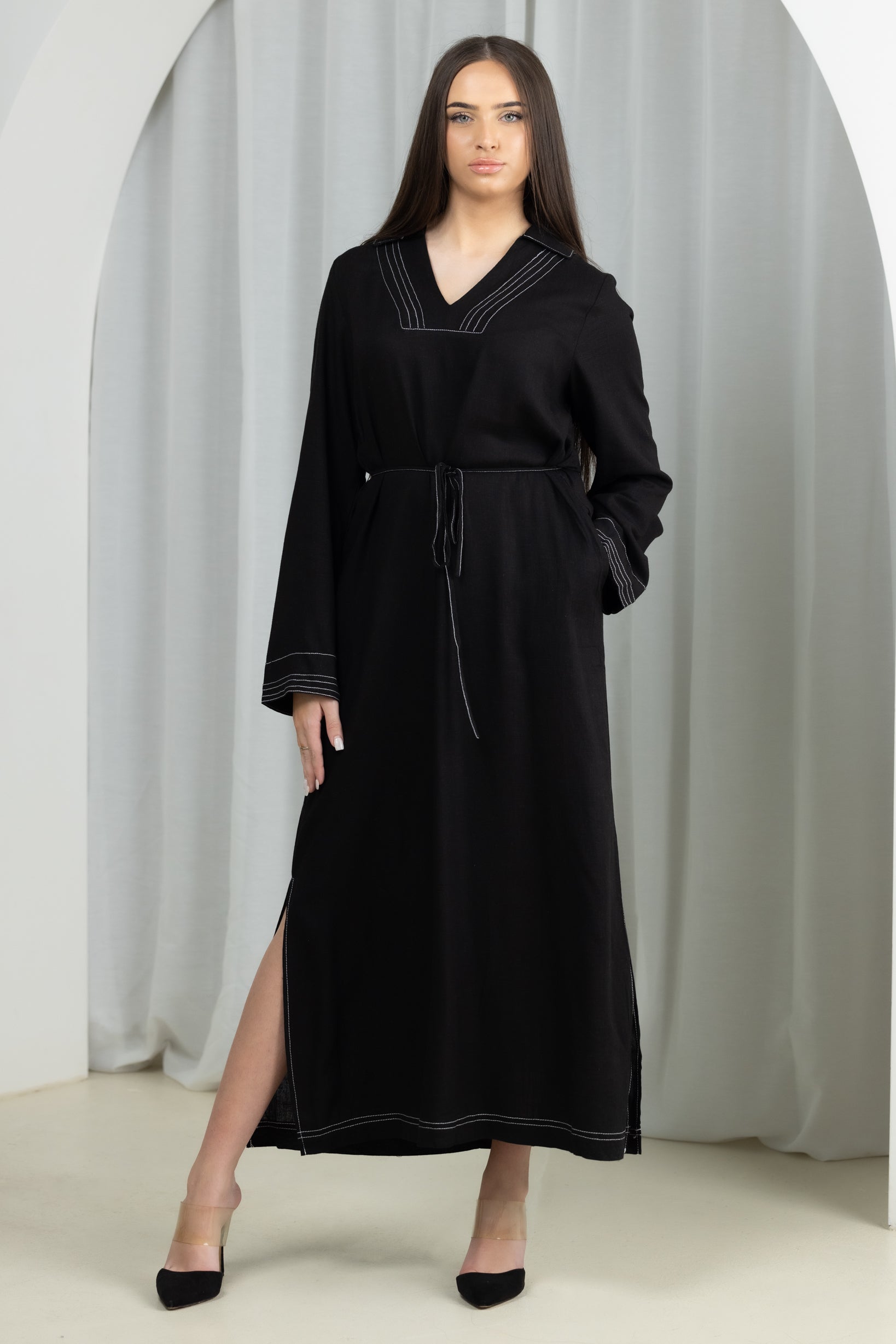 LOL21532-BLK-linen-dress