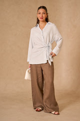 Harper Wrap Shirt