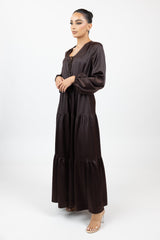 M7309Chocolate-abaya-dress