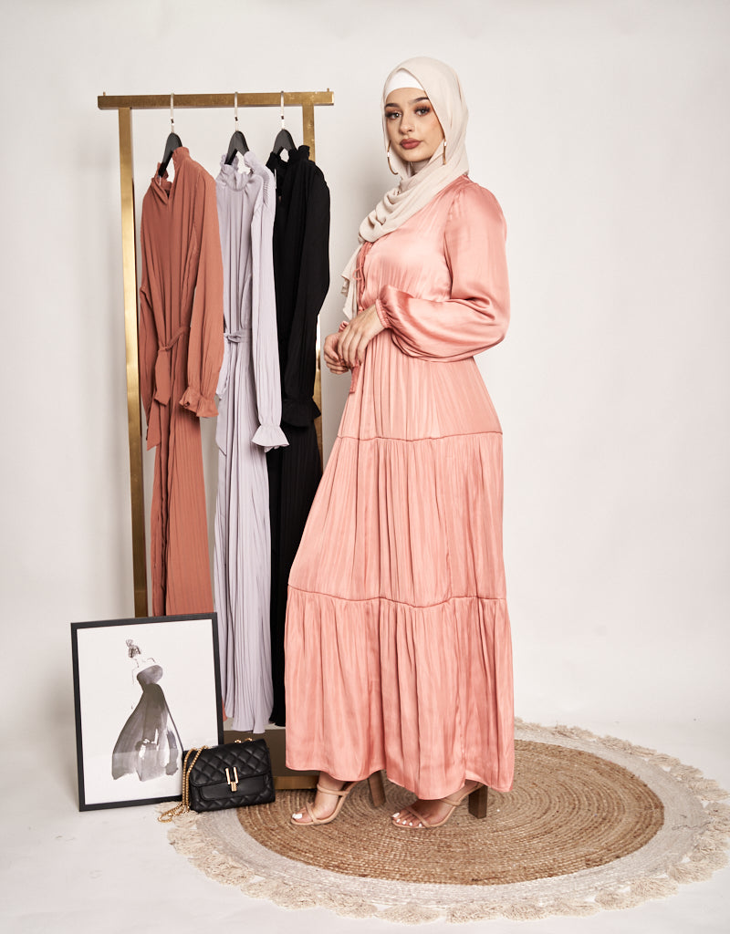 M7309Orangepink-abaya-dress