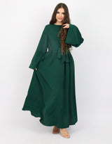 M7635-DarkGreen-abaya-dress