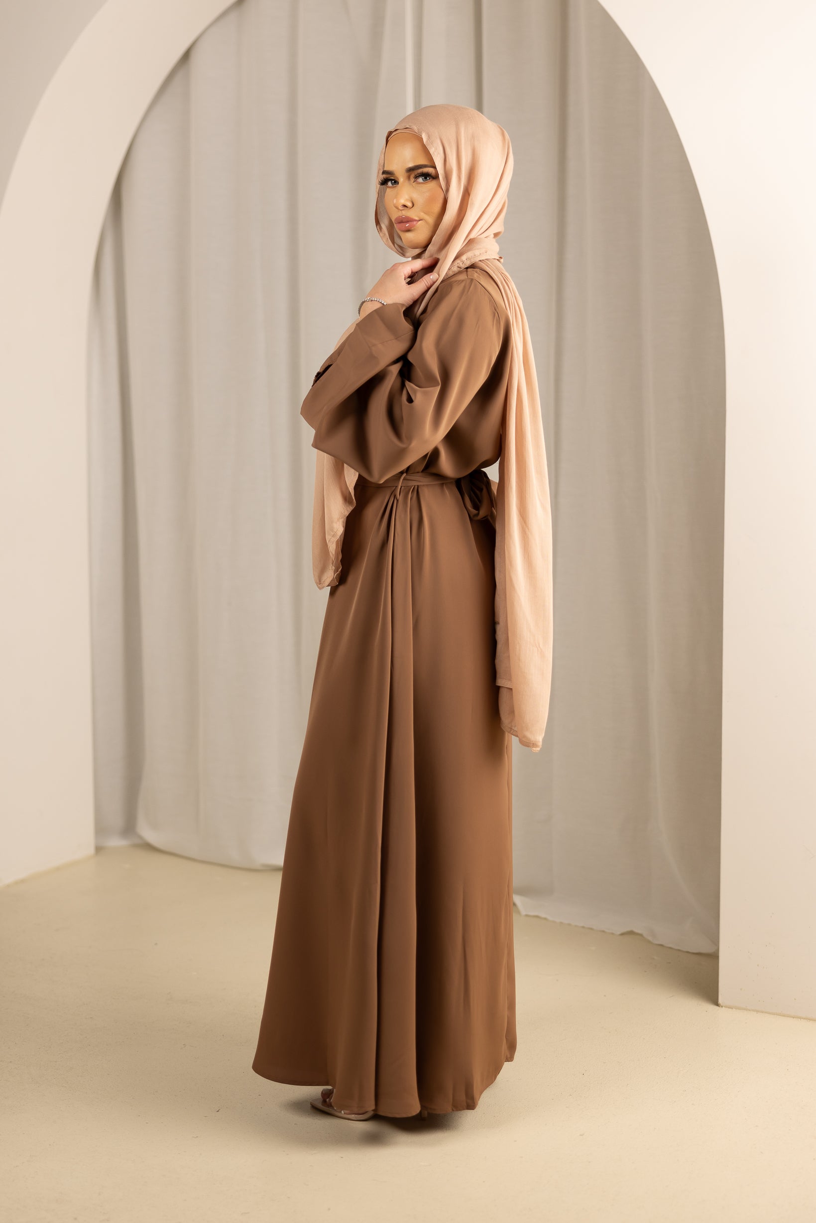 M7635Coffee-abaya-dress
