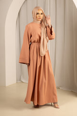 M7635Salmon-abaya-dress