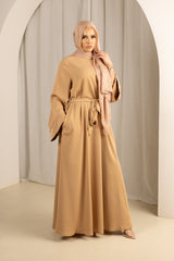 M7635Wheat-abaya-dress