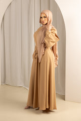 M7635Wheat-abaya-dress