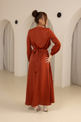 M7691Copper-abaya-dress