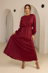 M7691Maroon-abaya-dress