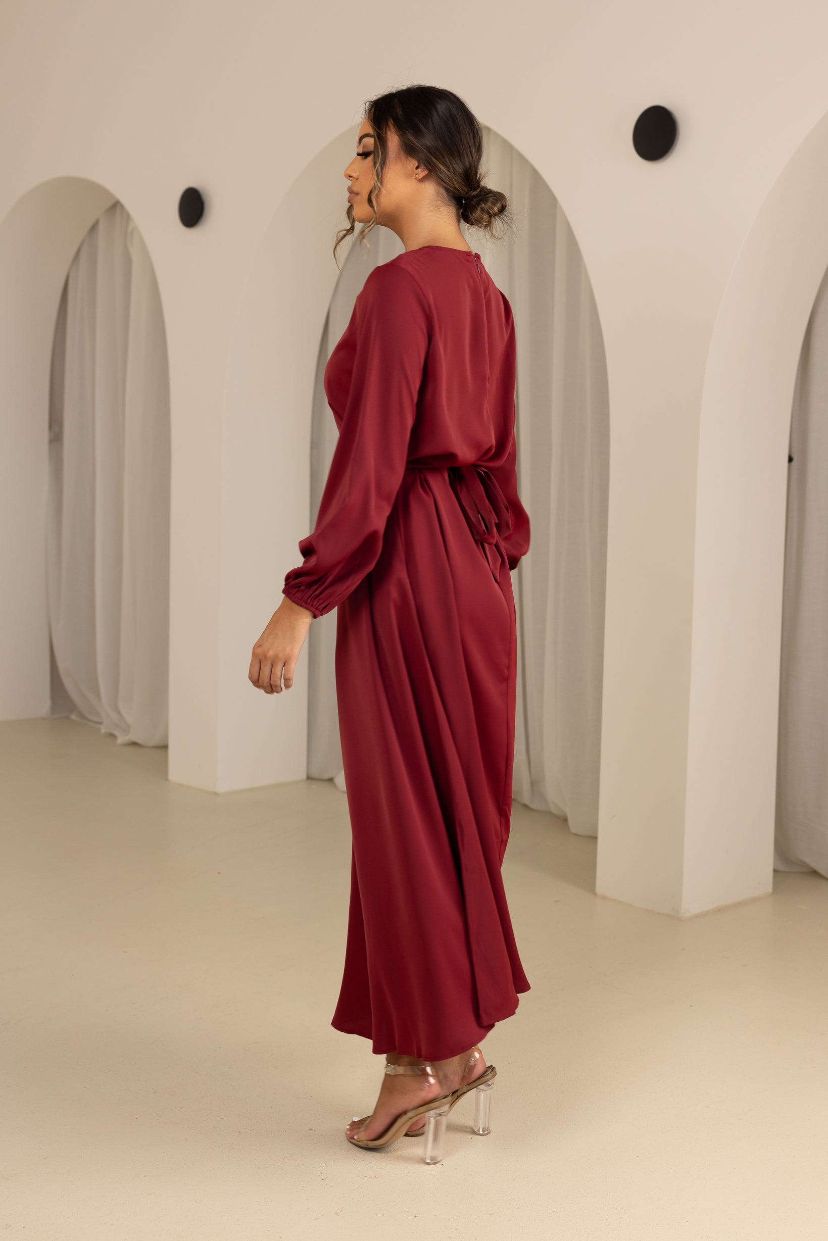 M7691Maroon-abaya-dress