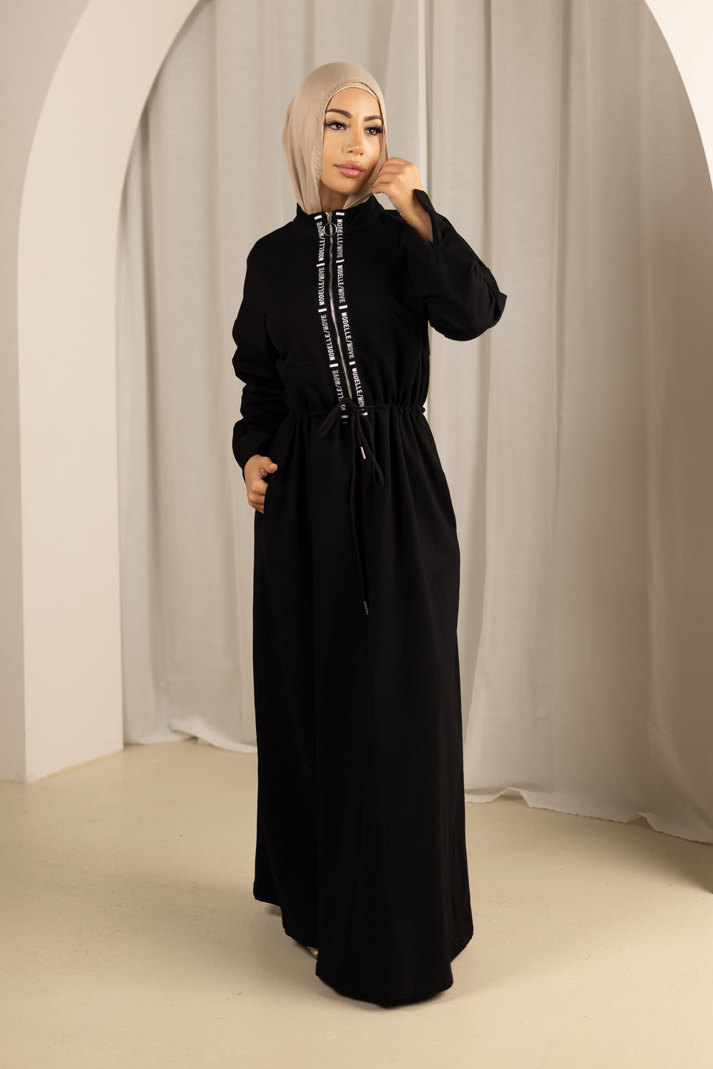 Modish Leather Wrap Dress Polyester Modest Dresses | Modelle – MODELLE