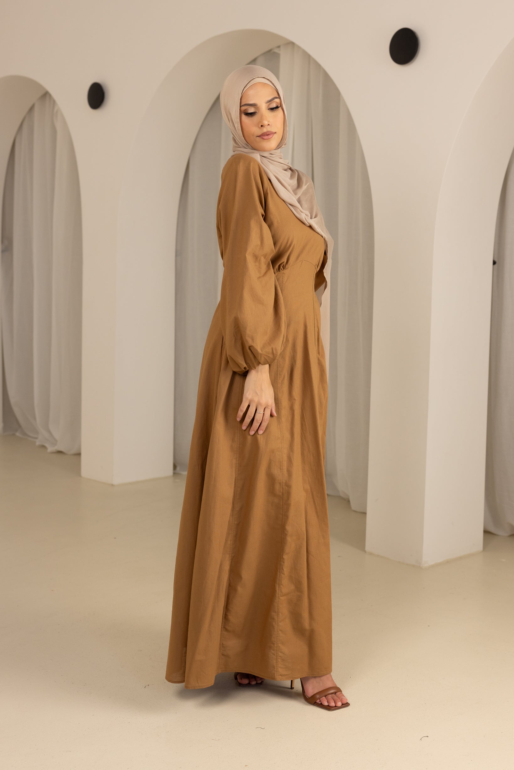 M7797Tan-dress-abaya #color_Tan