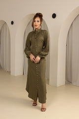 M7821Khaki-dress-abaya