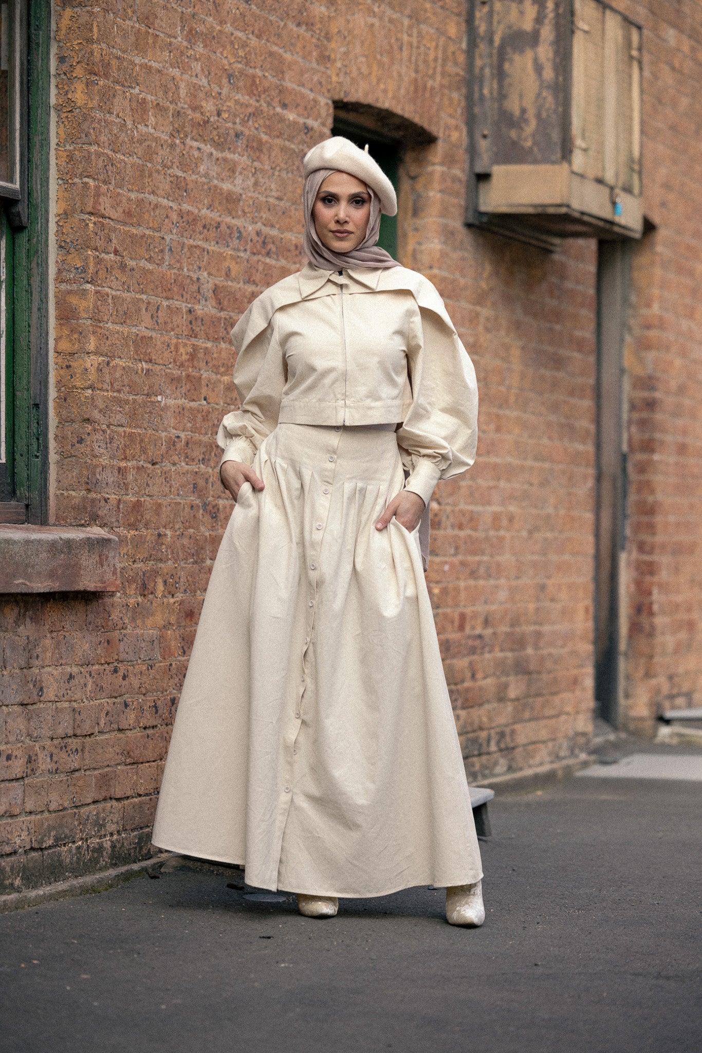 M7857Beige-maxi-skirt