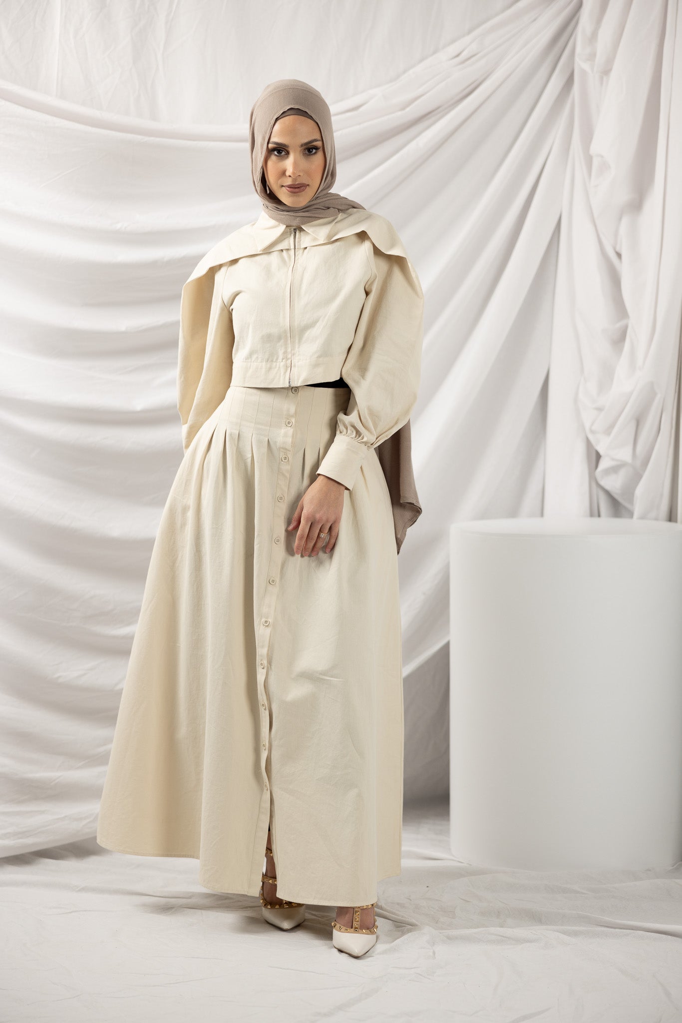 M7857Beige-skirt-maxi