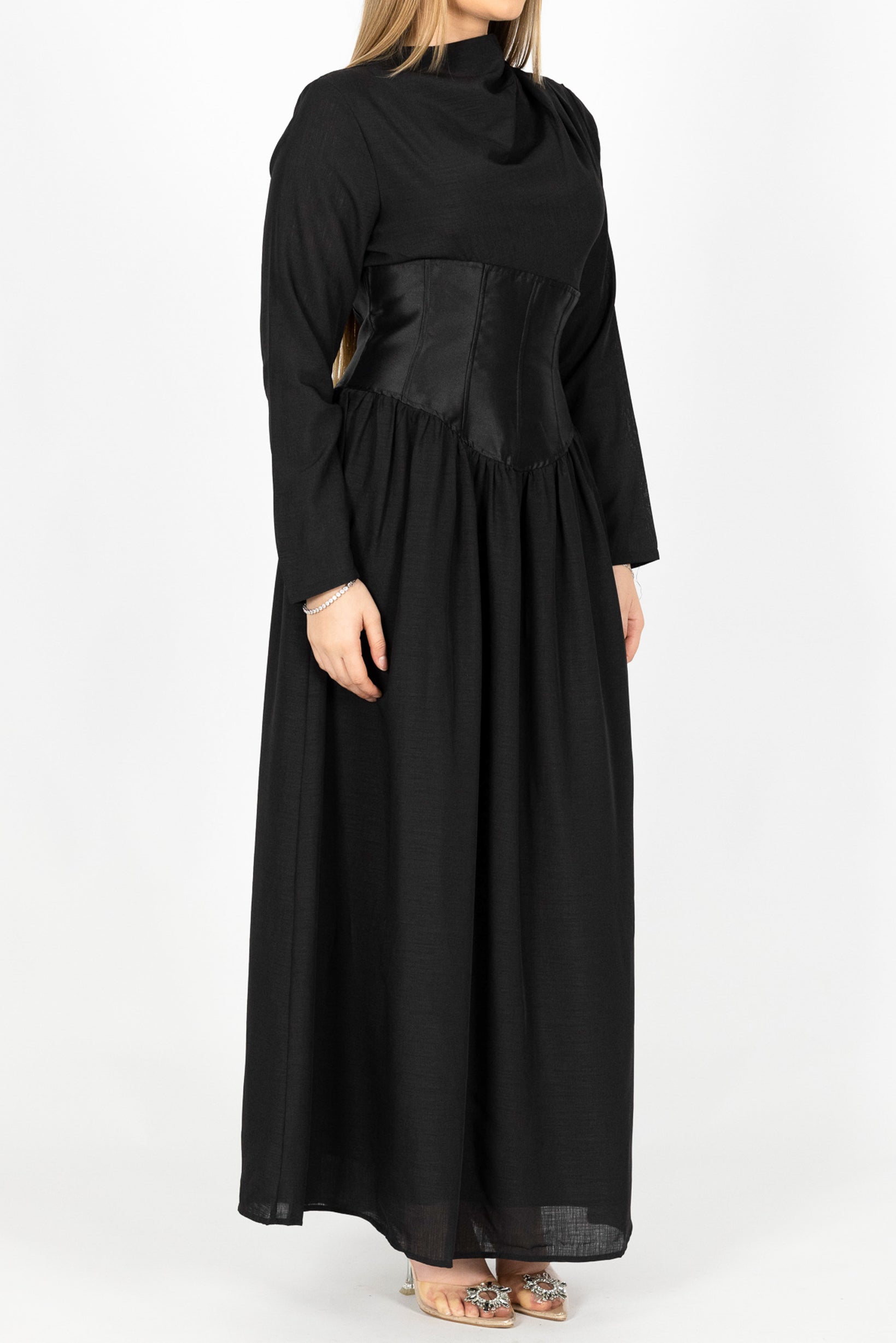 M7909Black-dress-abaya