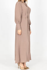 M7971Mocha-cardigan-dress-abaya