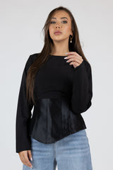 M8111Black-blouse-top
