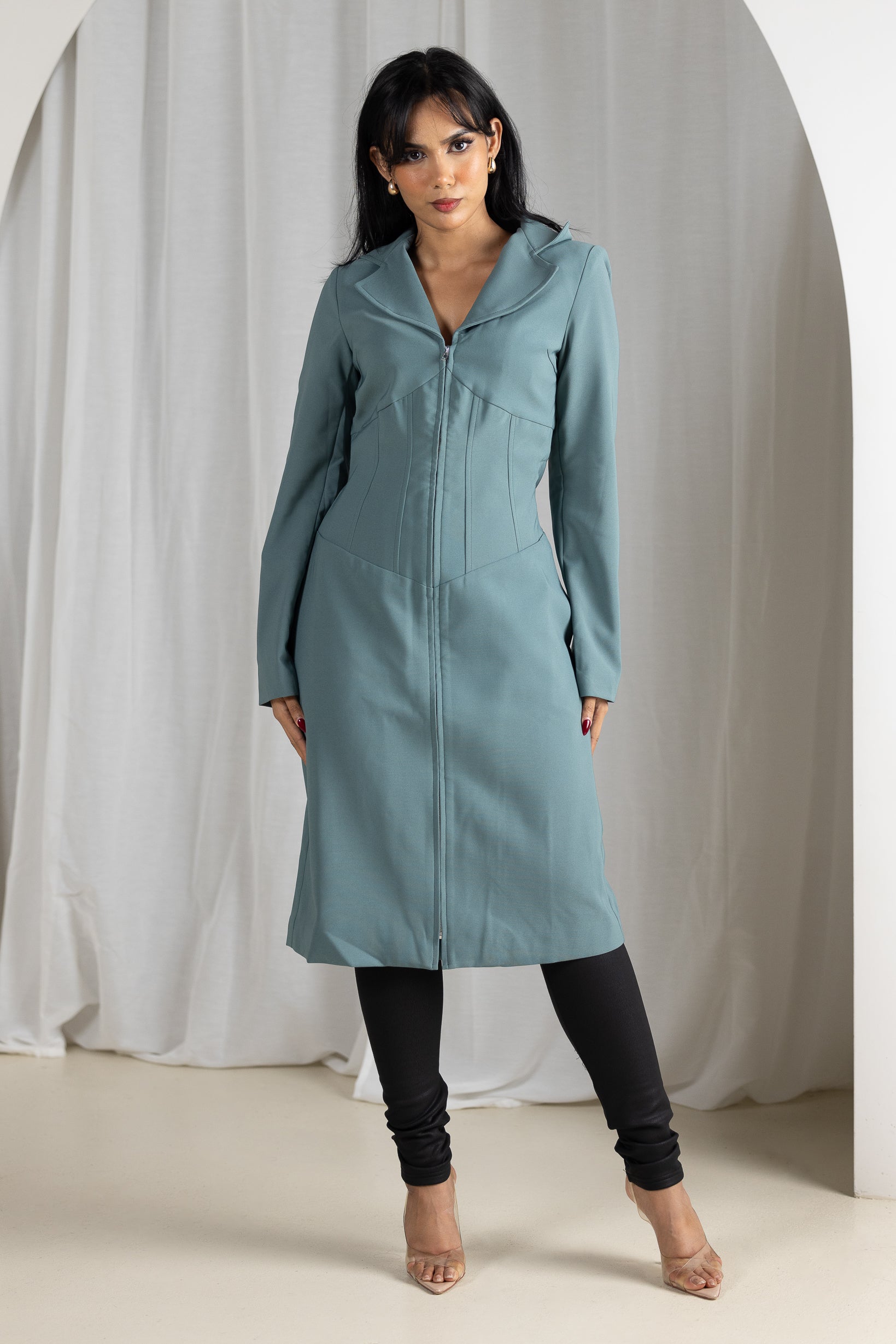 M8152Emeraldgreen-zip-jacket