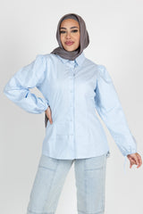 M8160Babyblue-shirt-top