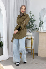 M8208Khaki-shirt