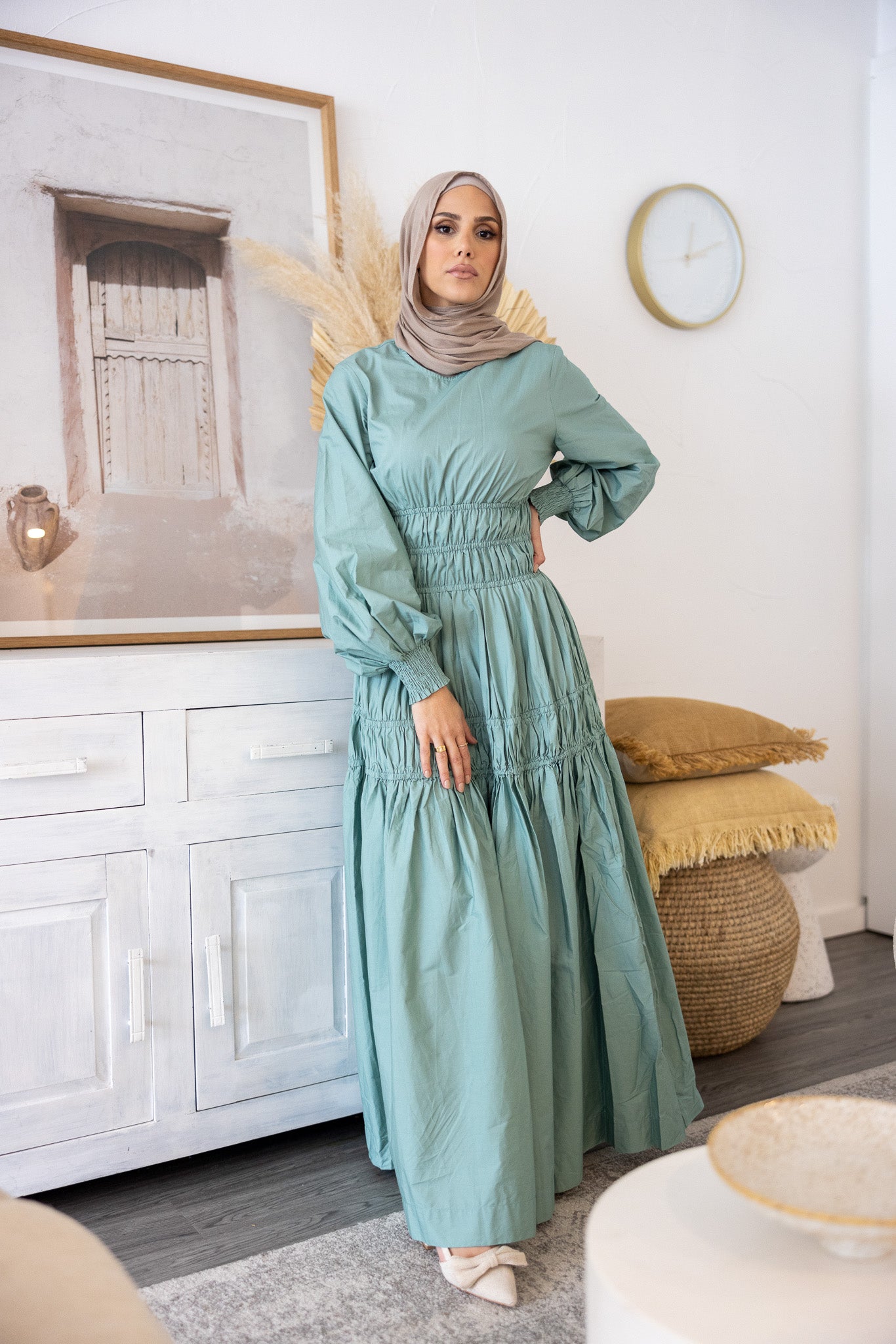 M8240Sage-dress-abaya