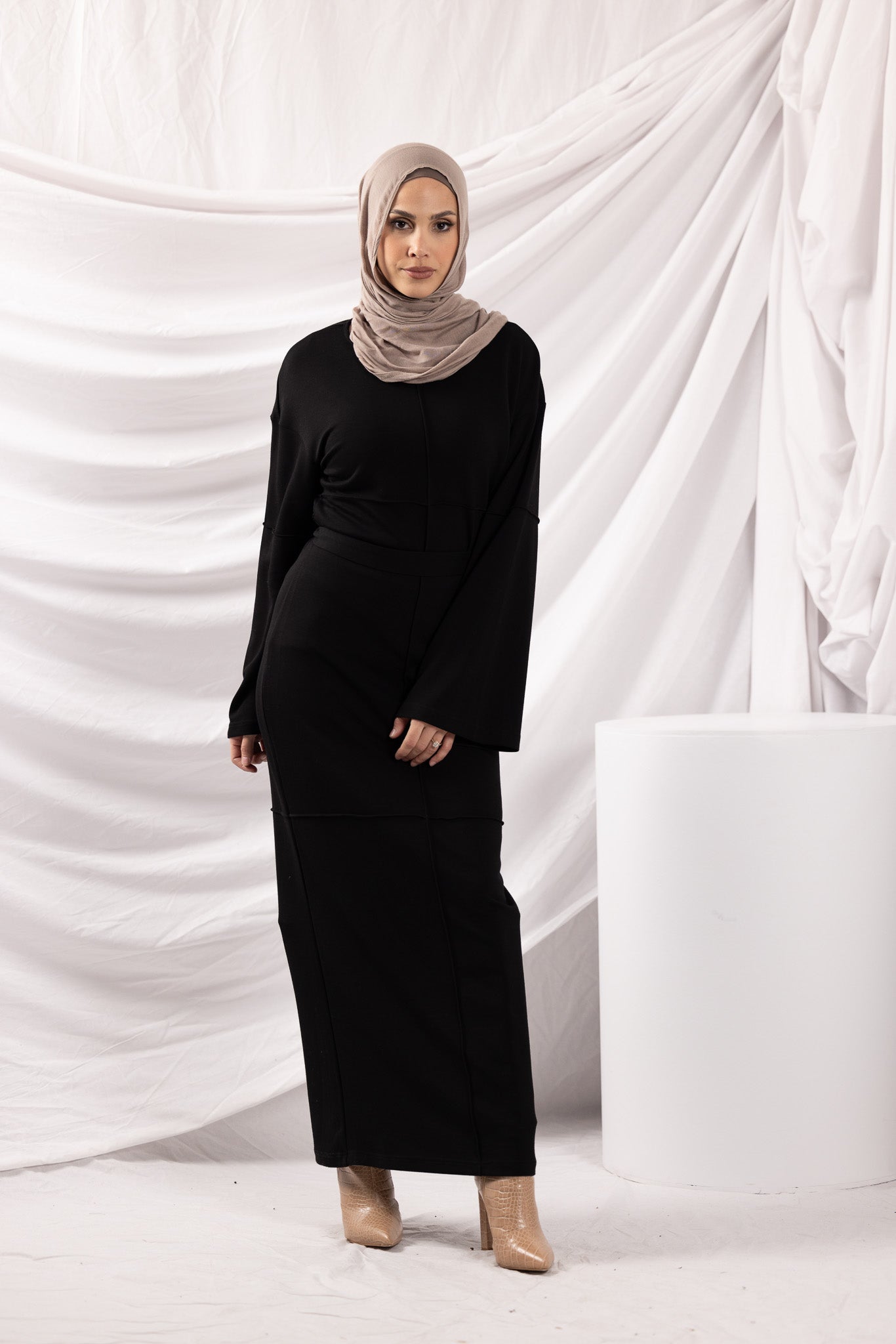M8266Black-abaya-dress