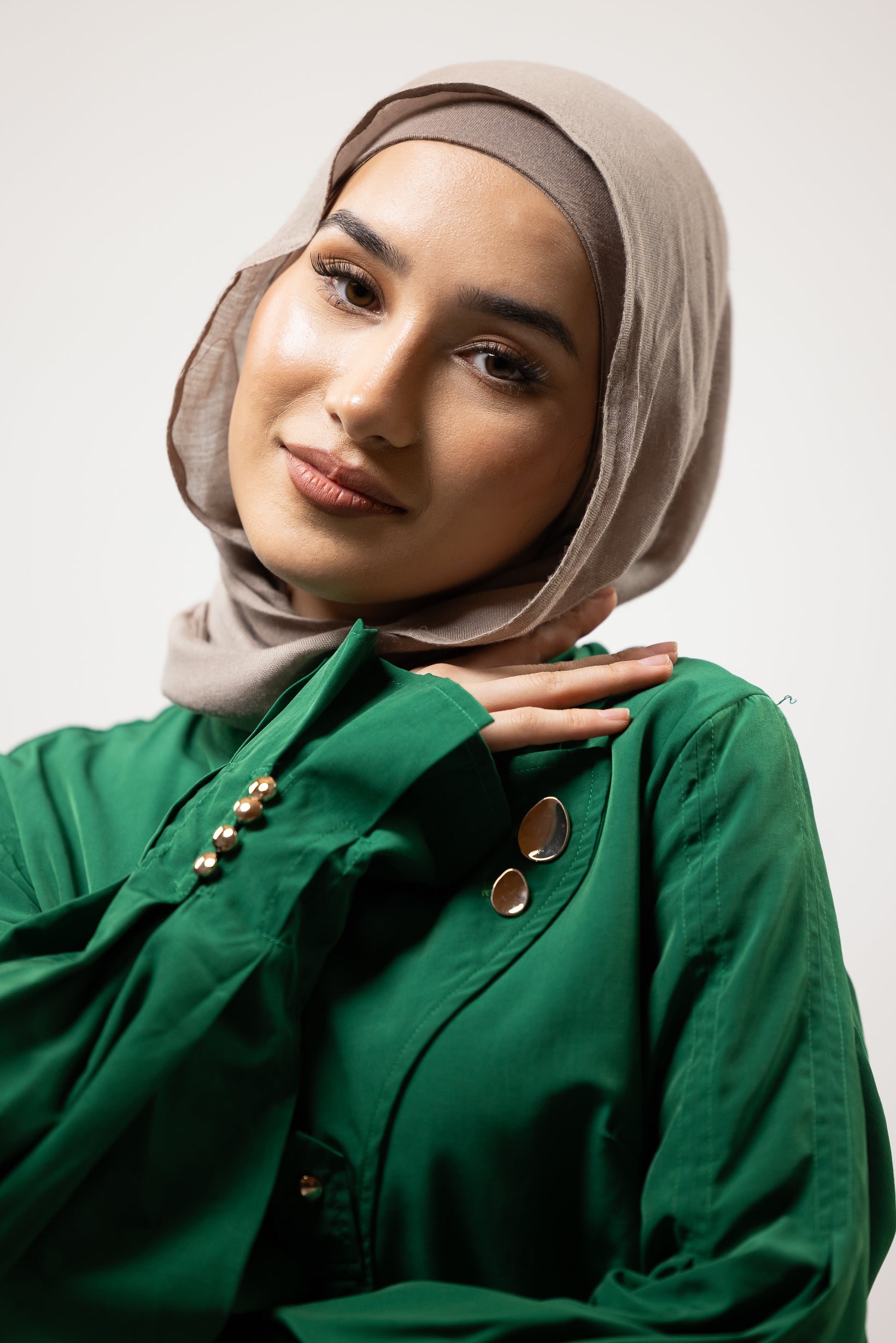 M8278Green-dress-abaya