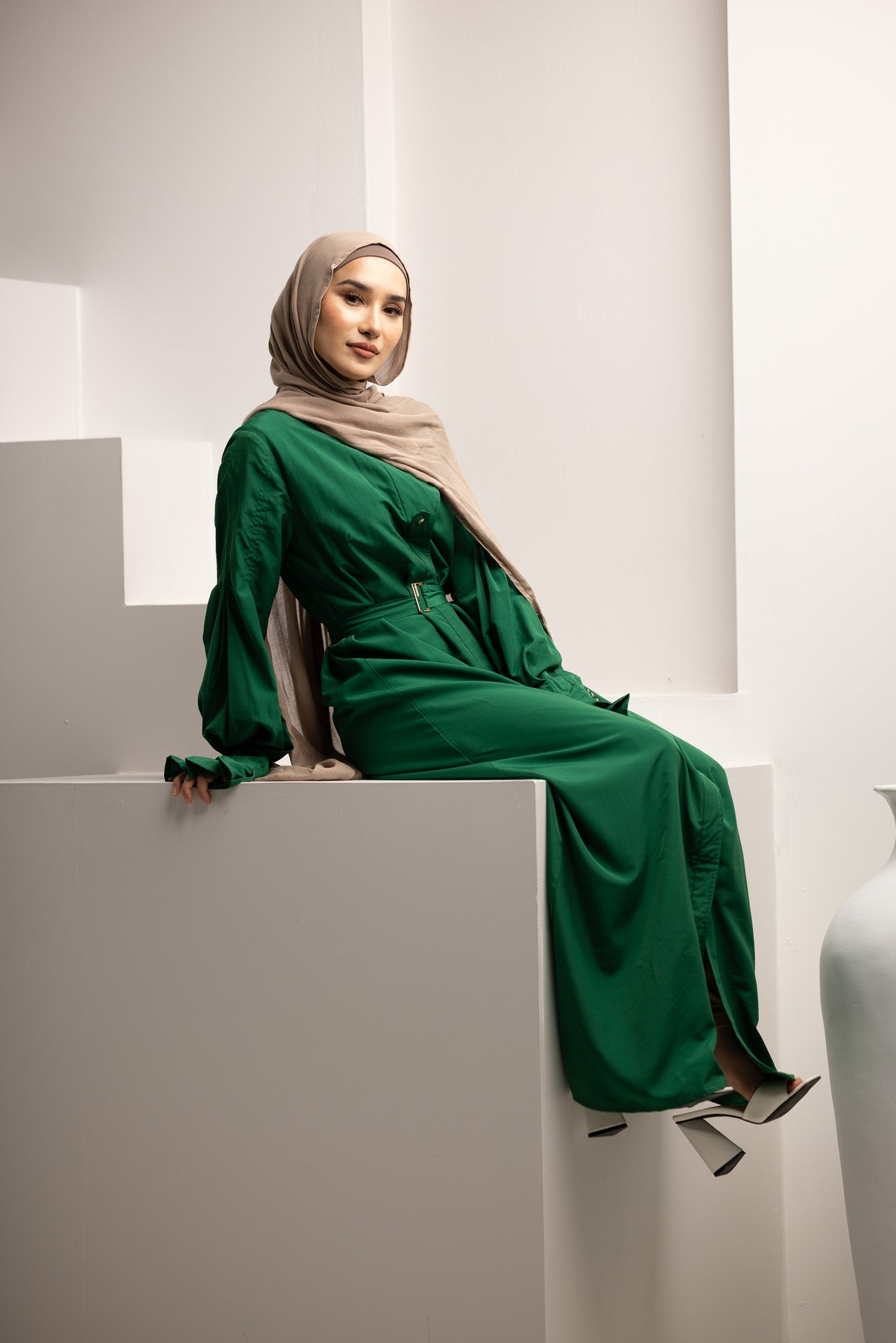 M8278Green-dress-abaya