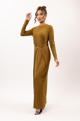 M8403Chocolate-maxi-dress