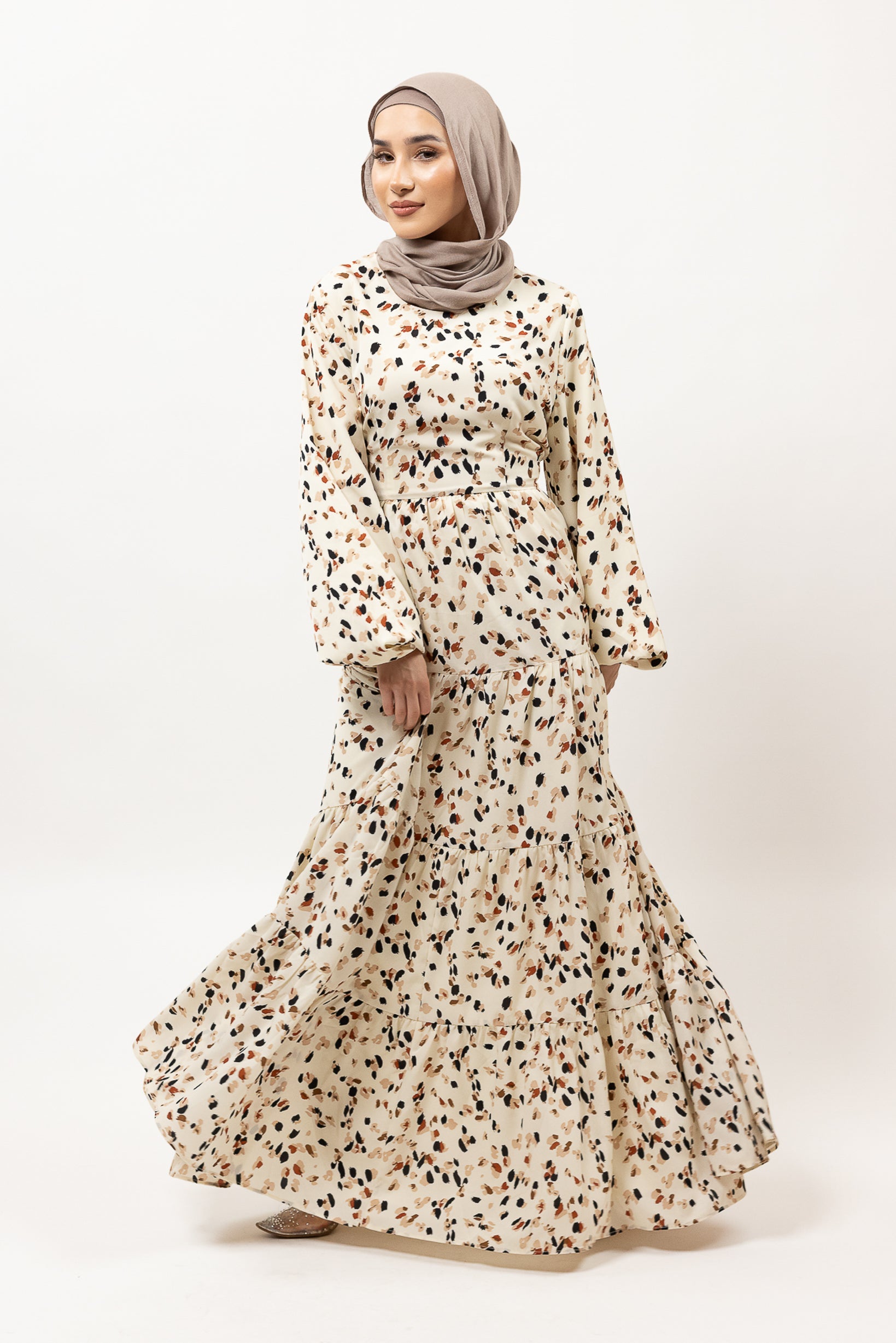 M8468Whiteprint-dress-abaya