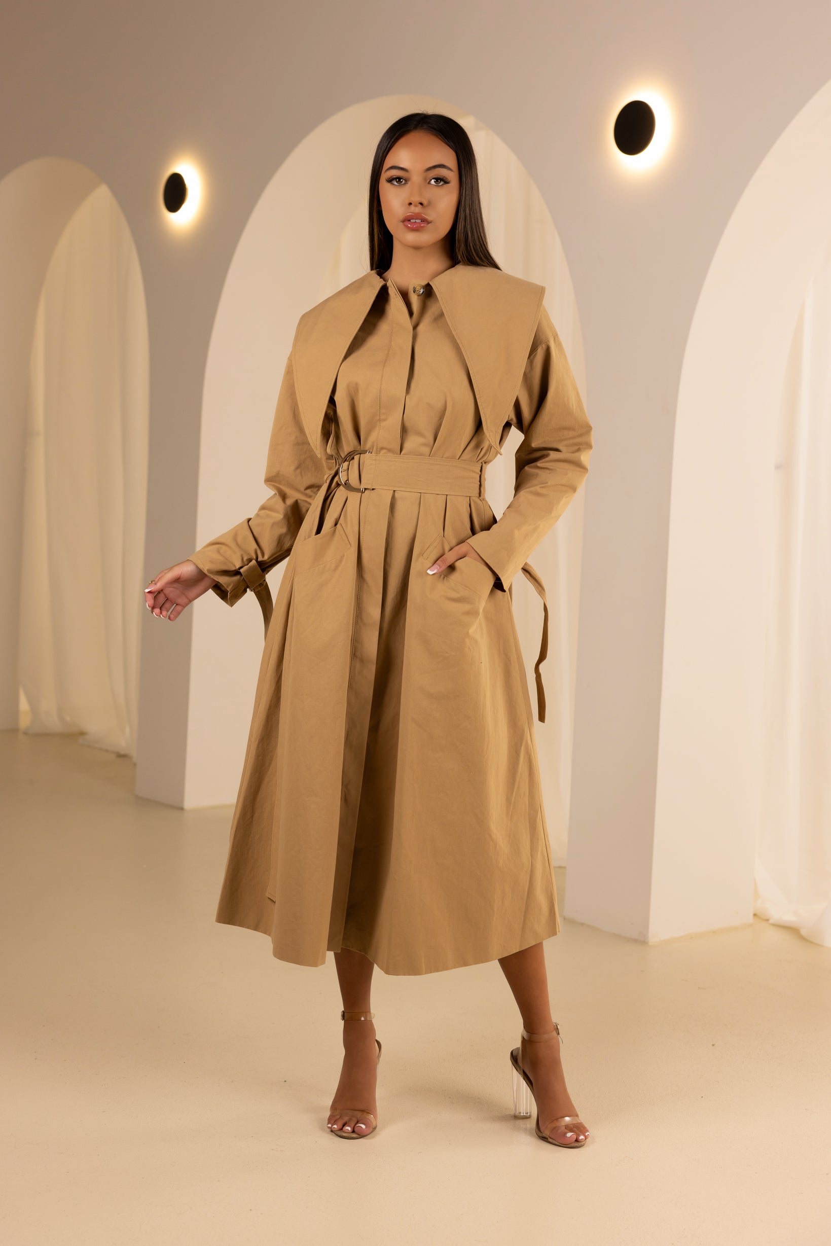 M8514Latte-trench-jacket