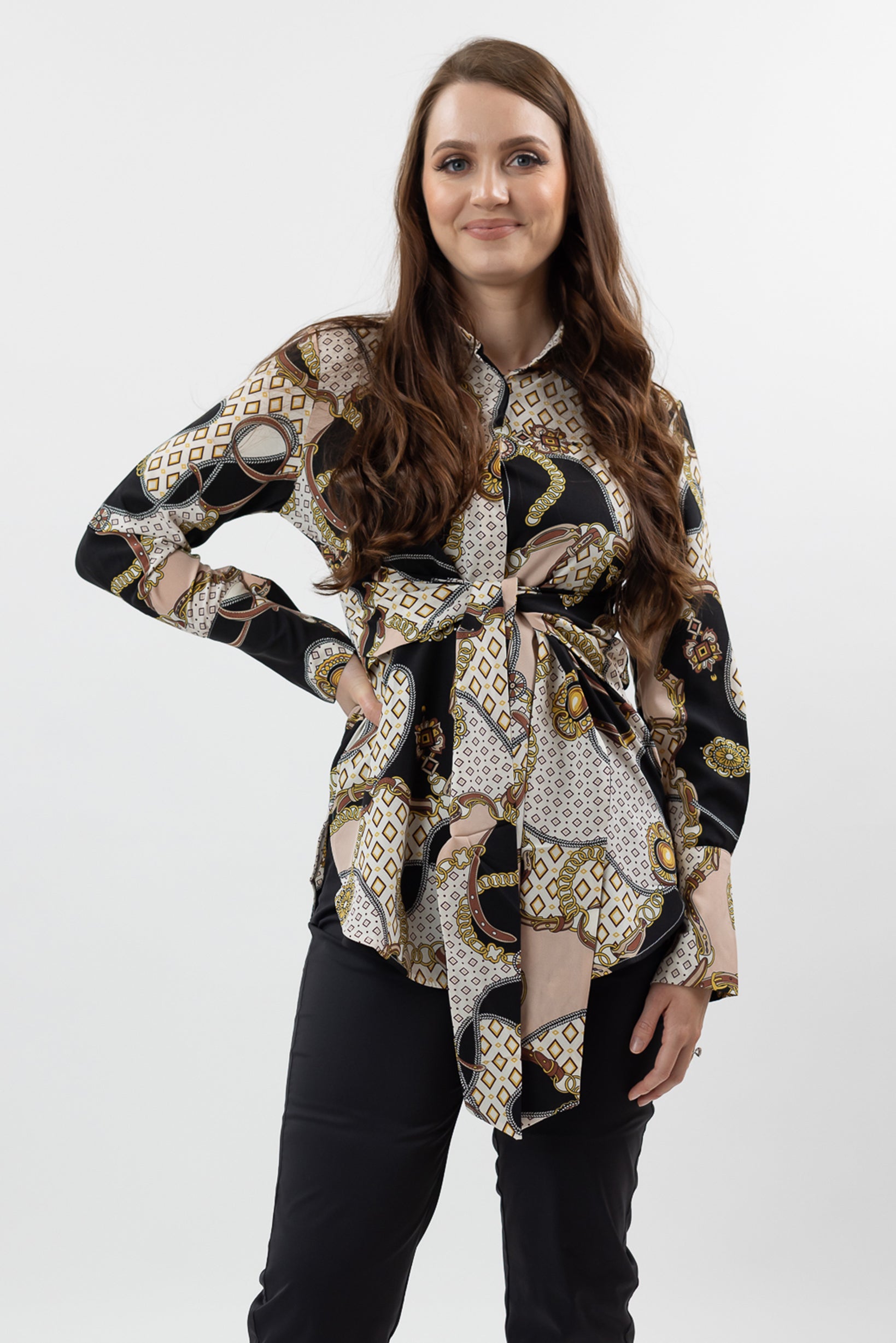 M8529BlackChainPrint-top-shirt