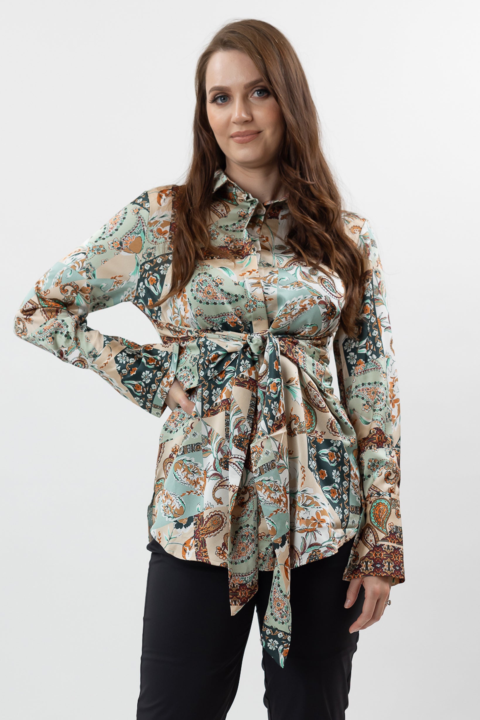 M8529Sageprint-top-shirt