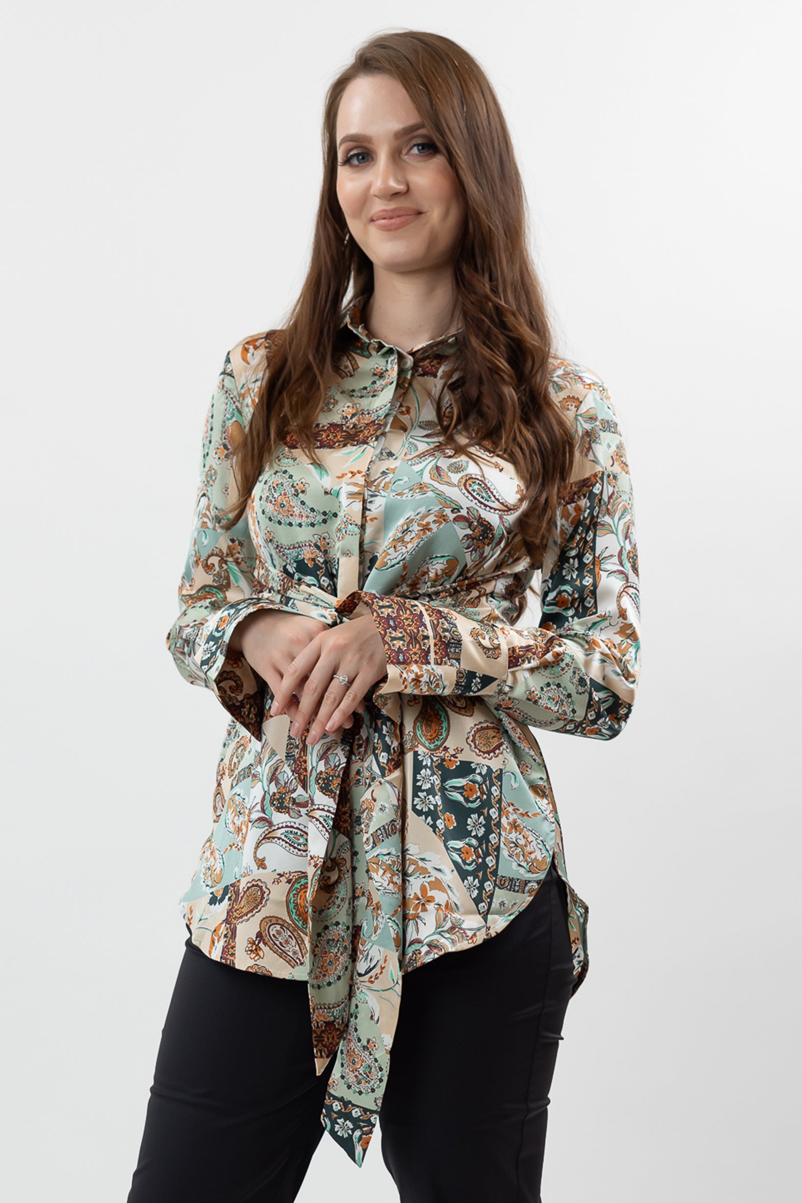 M8529Sageprint-top-shirt