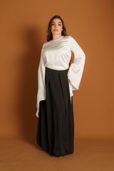 Runway Drape Sleeve Blouse