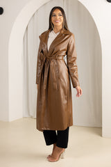 M8646Chocolate-trench-coat