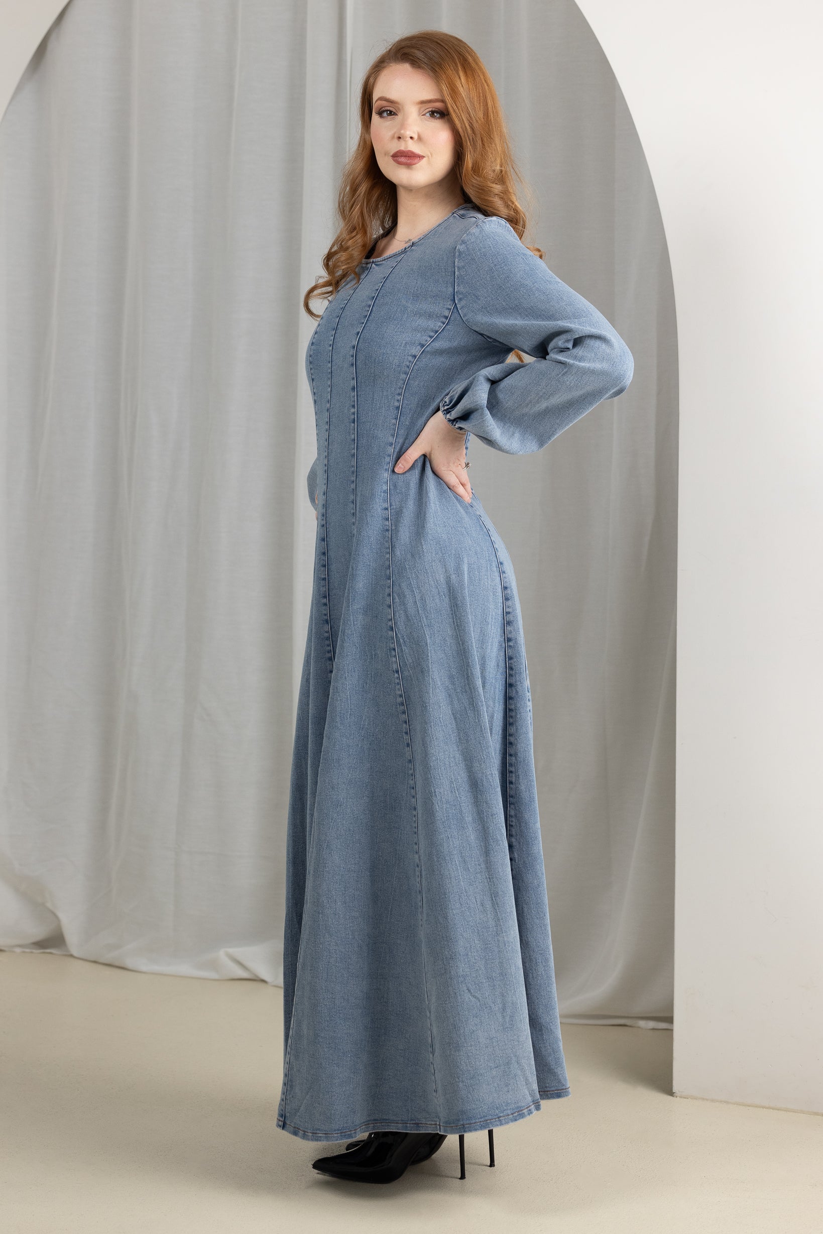 M8737-Denim-denim-dress