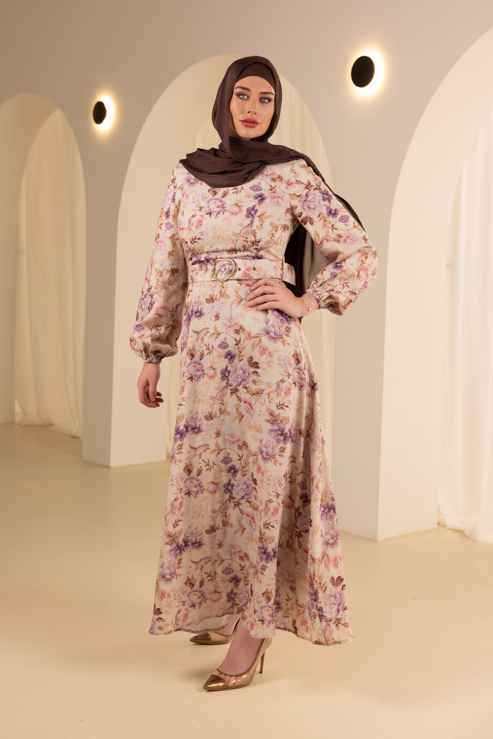 M8743PurpleFloral-dress-abaya